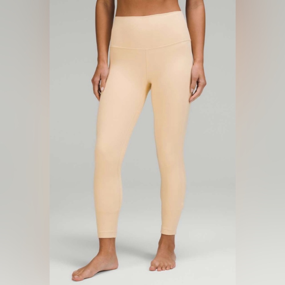 Lululemon NWT Align Leggings 25” Pants High Rise Prosecco Nulu Material Size 12